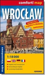 Okładka książki Comfort!map Wrocław 1:18 000 laminat