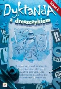 Okładka książki Dyktanda z dreszczykiem - kl. 4