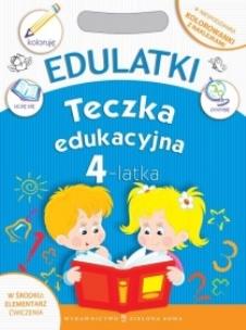 Okładka książki Edulatki. Teczka edukacyjna 4-latka