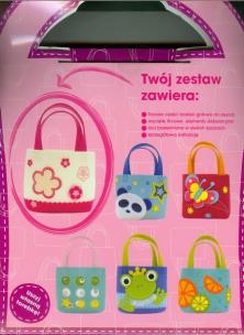 Opakowanie Filcowa torebka - kwiaty STNUX