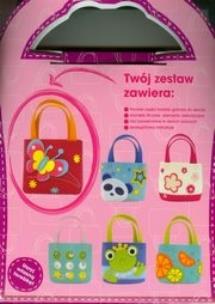 Opakowanie Filcowa torebka - motyle STNUX