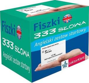 Okładka książki Fiszki 333 słowa Angielski zestaw startowy