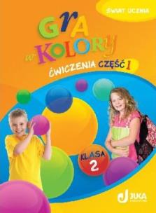 Okładka książki Gra w kolory kl. 2 Ćwiczenia część 1