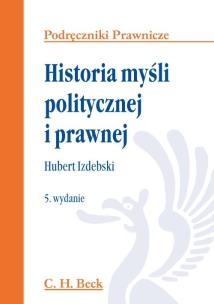 Okładka książki Historia myśli politycznej i prawnej