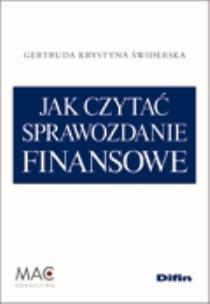 Okładka książki Jak czytać sprawozdanie finansowe