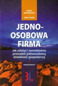 Okładka książki Jednoosobowa Firma
