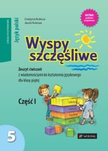 Okładka książki Język Polski SP kl.5/1 Wyspy szczęśliwe ćw. w.2013