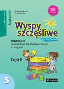 Okładka książki Język Polski SP kl.5/2 Wyspy szczęśliwe ćw. w.2013