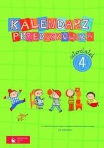 Okładka książki Kalendarz przedszkolaka Czterolatek PWN