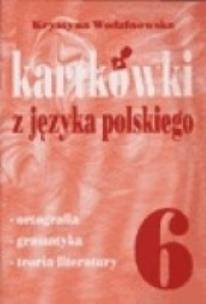 Okładka książki Kartkówki z języka polskiego klasa 6