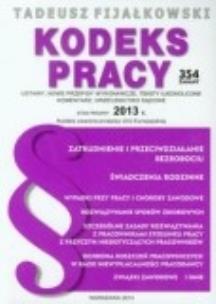 Okładka książki Kodeks pracy 2013
