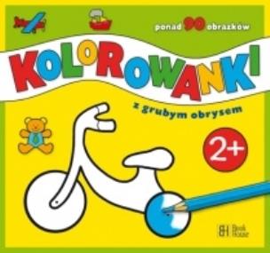 Okładka książki Kolorowanki z grubym obrysem - Rower