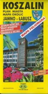 Okładka książki Koszalin plan miasta mapa okolic Jamno-Łabusz