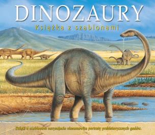 Okładka książki Książka z szablonami. Dinozaury