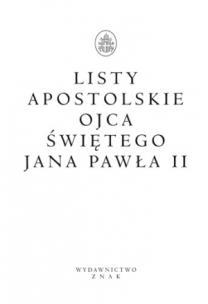Okładka książki Listy Apostolskie Ojca Świętego Jana Pawła II