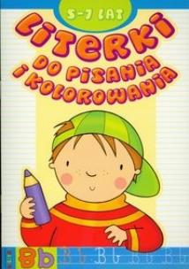 Okładka książki Literki do pisania i kolorowania 5-7  LITERKA