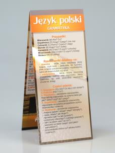 Okładka książki Magnetyczna zakładka - Język polski Gramatyka