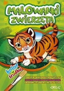 Okładka książki Malowanki - zwierzęta GREG