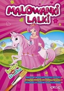 Okładka książki Malowanki - lalki GREG
