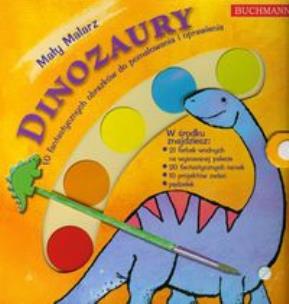 Okładka książki Mały malarz - Dinozaury