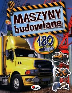 Okładka książki Maszyny budowlane - 180 naklejek