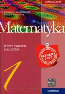 Okładka książki Matematyka GIM 1 ćw OPERON