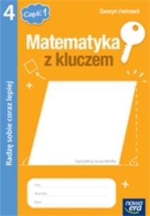 Okładka książki Matematyka SP 4 Matematyka z kluczem Radzę ćw. cz1