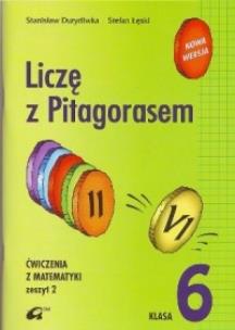 Okładka książki Matematyka SP KL 6. Ćwiczenia część 2. Liczę z pitagorasem