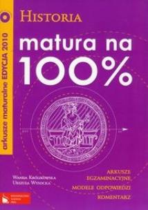 Okładka książki Matura na 100% historia arkusze (CD gratis)PWN