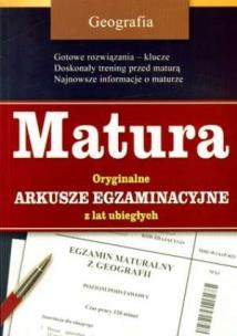 Okładka książki Matura Oryg. arkusze egz. z lat ub. Geografia GREG