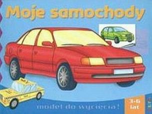 Okładka książki Moje samochody - malowanka z naklejkami LITERKA