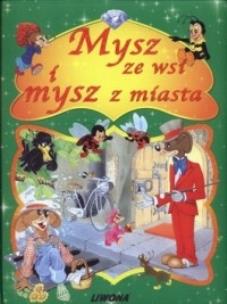 Okładka książki Mysz ze wsi i mysz z miasta (brokat)