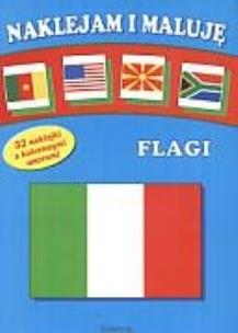 Okładka książki Naklejam i maluję - Flagi w.2012  SIEDMIORÓG