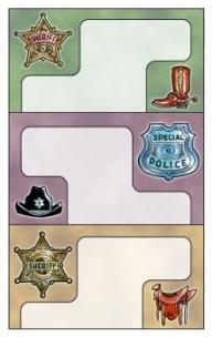 Okładka książki Naklejki na zeszyt Policja