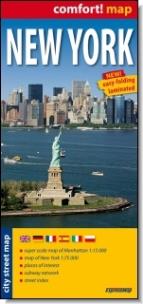 Okładka książki New York city street map 1:75 000