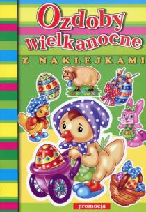 Okładka książki Ozdoby wielkanocne z naklejkami