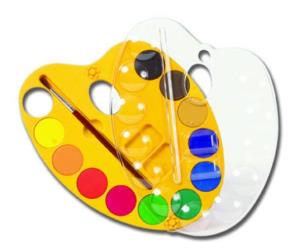 Okładka książki Paleta z farbami CRAYOLA