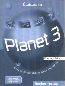 Okładka książki Planet  3 ćwiczenia pl HUEBER