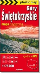 Okładka książki Plastic map Góry Świętokrzyskie 1:75000