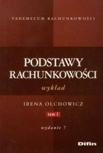 Okładka książki Podstawy rachunkowości. Wykład T.1