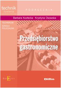 Okładka książki Przedsiębiorstwo gastronomiczne DIFIN