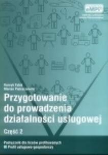 Okładka książki Przygotowanie do prowadzenia działalności usługowej, podręcznik, cz. 2