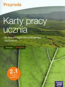 Przyroda Karty pracy ucznia Biologia Geografia Szkoła ponadgimnazjalna. Autor: Joanna Kobyłecka, AGNIESZKA PIESZALSKA. Multiszop.pl Okładka książki Przyroda Karty pracy ucznia Biologia Geografia Szkoła ponadgimnazjalna