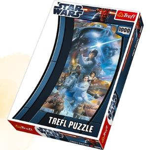 Okładka książki Puzzle 1000 Star Wars TREFL