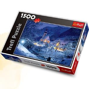 Okładka książki Puzzle 1500 Ramsau, Bawaria, Alpy TREFL