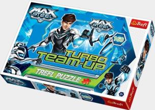 Okładka książki Puzzle 160 Max Steel. Max atakuje TREFL