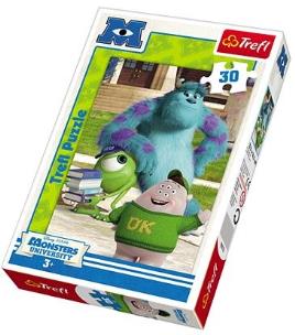 Okładka książki Puzzle 30 Monster University. W drodze na zajęcia