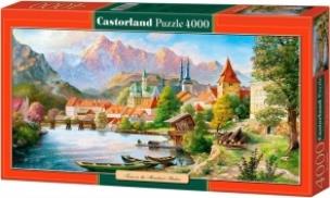 Opakowanie Puzzle 4000 Miasto w górach CASTOR