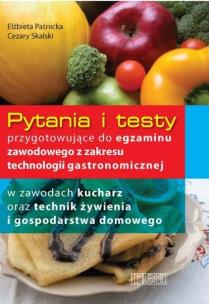 Okładka książki Pytania i testy przyg. do egz. zaw. z  tech. gastr