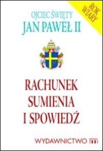 Okładka książki Rachunek sumienia i spowiedź JPII